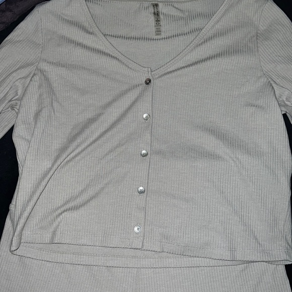 Calvin Klein ribbed lounge set - Picture 3 of 7